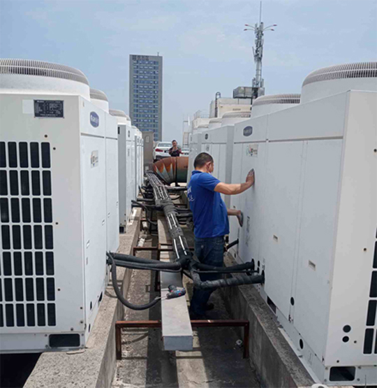 务川仡中央空调制热和不制冷系统维修方法